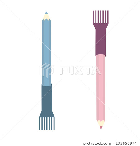 Simple illustration of a chalk pencil 133650974