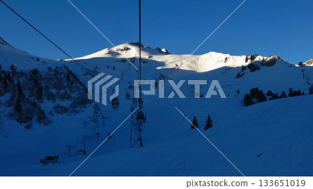 Prodkamm, peak in the Flumserberg ski area, Switzerland. Prodkamm, peak in the Flumserberg ski area, Switzerland. 133651019