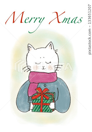 貓咪叼著禮物 貓咪叼著禮物 133651207