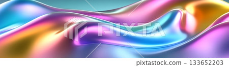 Hypnotic Pastel Hued Curved Shapes Flowing in Colorful Artistic Luxury Fluid Abstract Background Hypnotic Pastel Hued Curved Shapes Flowing in Colorful Artistic Luxury Fluid Abstract Background 133652203