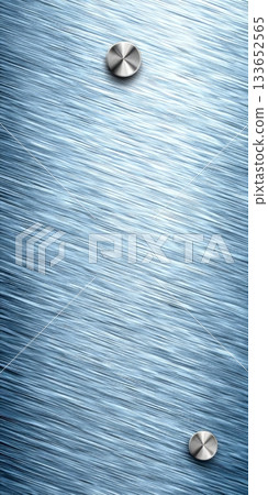 Brushed Metal Texture Background with Steel Knobs and Abstract Scratchy Lines for Industrial Design Brushed Metal Texture Background with Steel Knobs and Abstract Scratchy Lines for Industrial Design 133652565