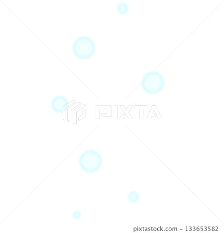 淺藍色,許多圓形光粒子 淺藍色,許多圓形光粒子 133653582