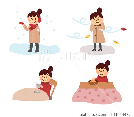 女性冬季套裝 133654472