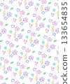 Seamless hand-drawn illustration pattern 133654835
