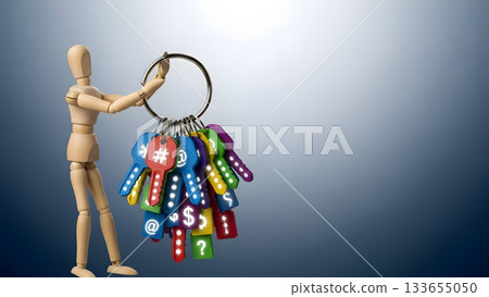 Security issues with drawing dolls that manage large numbers of password keys 133655050