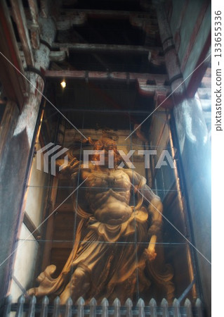 Todaiji Temple Nandaimon Kongo Rikishi (Nio) statue Unshaped statue 133655336