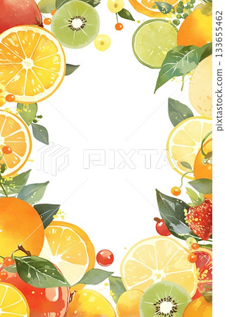 新鮮水果相框材料 新鮮水果相框材料 133655462