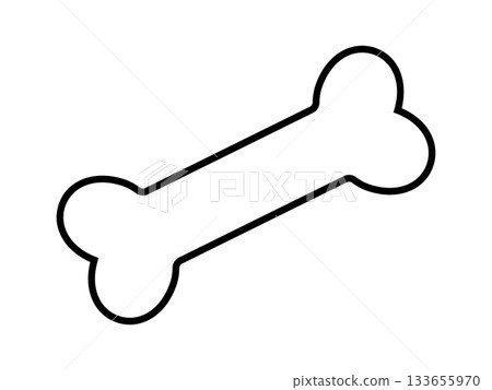 單色骨骼圖標 133655970