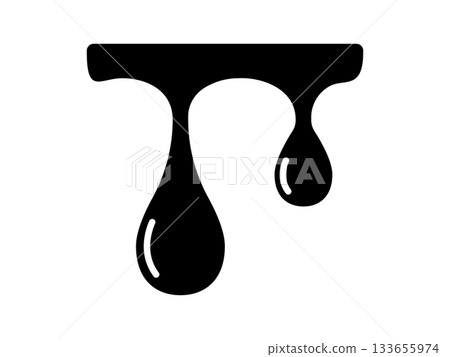 滴水圖示（單色） 133655974