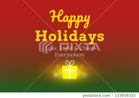 Happy Holidays Love and Cheer Celebration 133656583