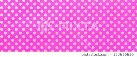 Light purple background from wrapping paper with golden polka dot pattern. Texture of magenta dotted backdrop Light purple background from wrapping paper with golden polka dot pattern. Texture of magenta dotted backdrop 133656636