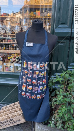 Belgian beers designed apron 133657211