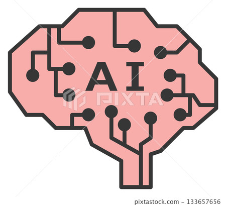 人工智慧處理數據、記錄並回放人類思想的示意圖 133657656