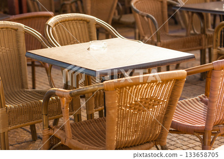 Open cafe outdoor restaurant Open cafe outdoor restaurant 133658705