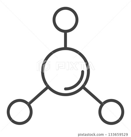 Chemistry molecular formula vector Education linear icon or symbol Chemistry molecular formula vector Education linear icon or symbol 133659529