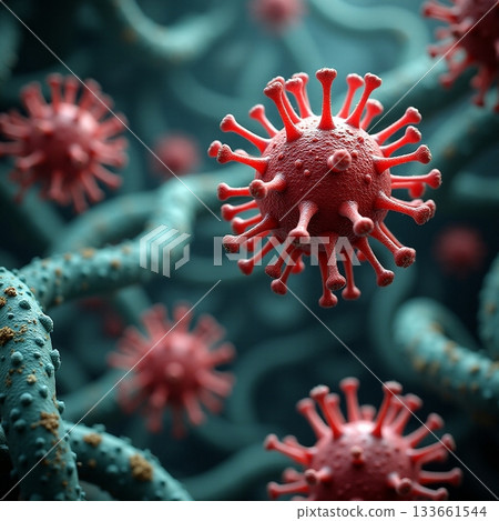 Exploring microscopic world of viruses and pathogens Generative AI 133661544