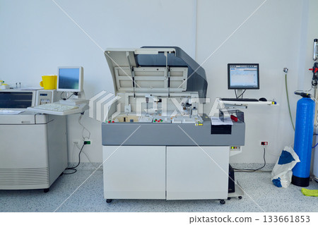 Advanced laboratory equipment for precise scientific testing in a modern research facility 133661853