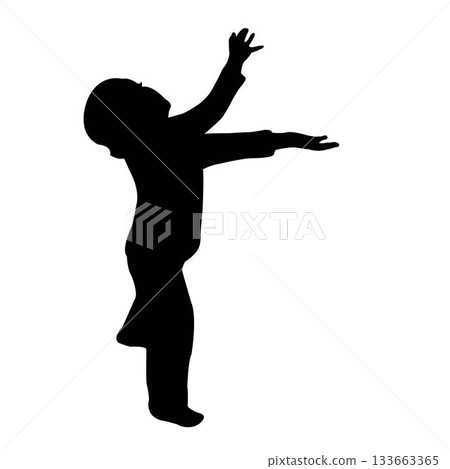a girl body silhouette vector a girl body silhouette vector 133663365