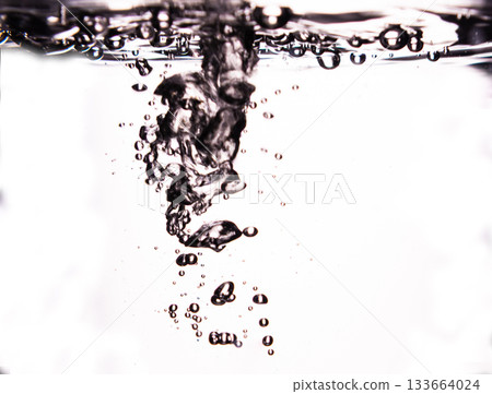400.Water Droplets Collision Creating Rising Bubbles 400.Water Droplets Collision Creating Rising Bubbles 133664024