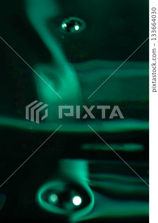 378.Green Reflections On Liquid Surface With Light Bubbles 378.Green Reflections On Liquid Surface With Light Bubbles 133664030