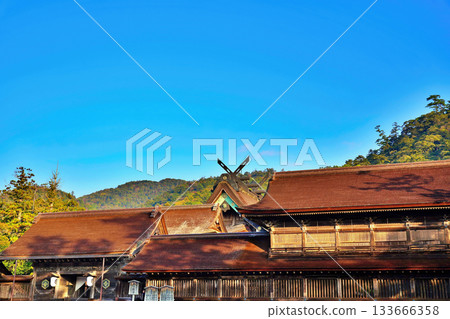 出雲大社神社正殿景色 出雲大社神社正殿景色 133666358