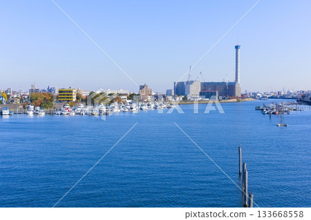 Old Edogawa River seen from Imaibashi in Edogawa Ward, Tokyo November 2025 Old Edogawa River seen from Imaibashi in Edogawa Ward, Tokyo November 2025 133668558