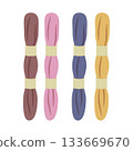 Simple illustration of embroidery thread 133669670