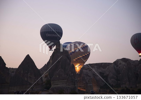 Turkish Cappadocia balloon 133671057