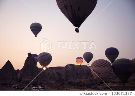 Turkish Cappadocia balloon Turkish Cappadocia balloon 133671357
