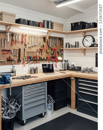 [AI-generated] Workbench Style Design 133672687
