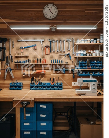 [AI-generated] Workbench Style Design 133672688