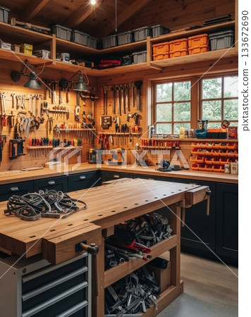 [AI-generated] Workbench Style Design 133672690