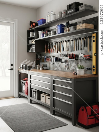 [AI-generated] Workbench Style Design 133672695