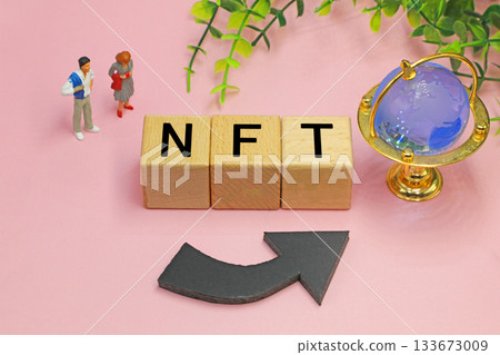 A block labeled NFT A block labeled NFT 133673009