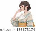 穿和服的女孩 133673174