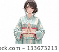 穿和服的女孩 133673213