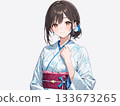 穿和服的女孩 133673265