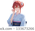 穿和服的女孩 133673266