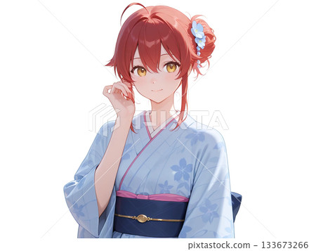 穿和服的女孩 133673266