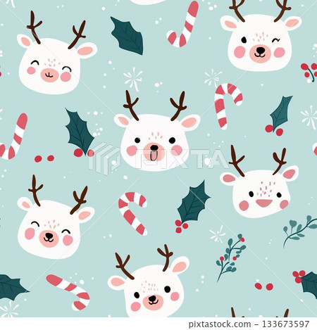 seamless, vector, pattern 133673597