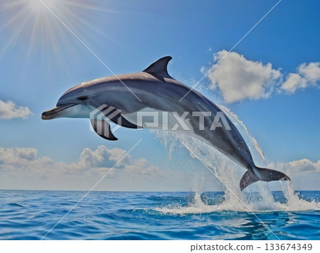 Spectacular jump 133674349