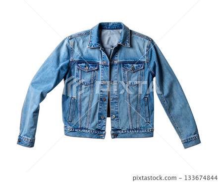 輕盈飄逸的極簡風格牛仔外套 133674844