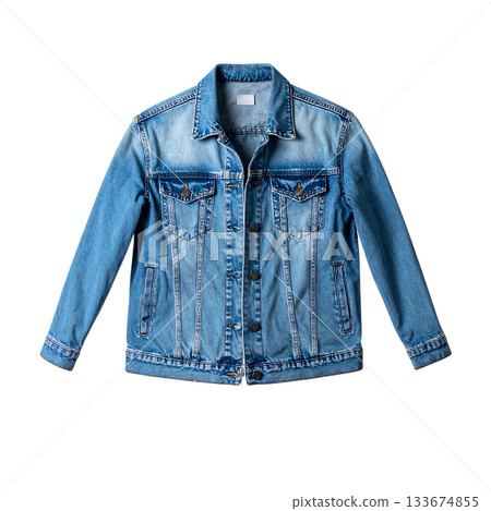 輕盈飄逸的極簡風格牛仔外套 133674855