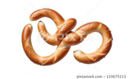 A soft pretzel on a transparent background, evoking Oktoberfest with Bavarian themes and traditional festival food A soft pretzel on a transparent background, evoking Oktoberfest with Bavarian themes and traditional festival food 133675213