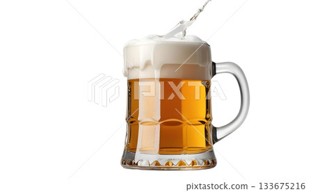 A beer mug set on a transparent background, evoking Oktoberfest with traditional Bavarian foods like pretzels and bratwurst A beer mug set on a transparent background, evoking Oktoberfest with traditional Bavarian foods like pretzels and bratwurst 133675216