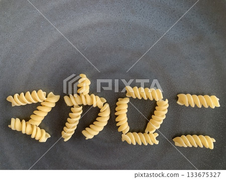 Letter macaroni 133675327