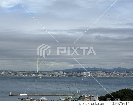 Akashi Kaikyo Bridge (View of Honshu from Awaji Island) 01 Akashi Kaikyo Bridge (View of Honshu from Awaji Island) 01 133675615