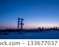 Nagano Prefecture, Shiga Kogen, A radio tower and beautiful view near the summit of Mt. Yokote 133677037