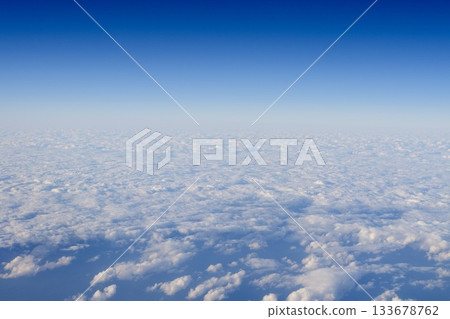 Landscape seen from an airplane 133678762