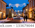 Christmas decoration of the street 133679044